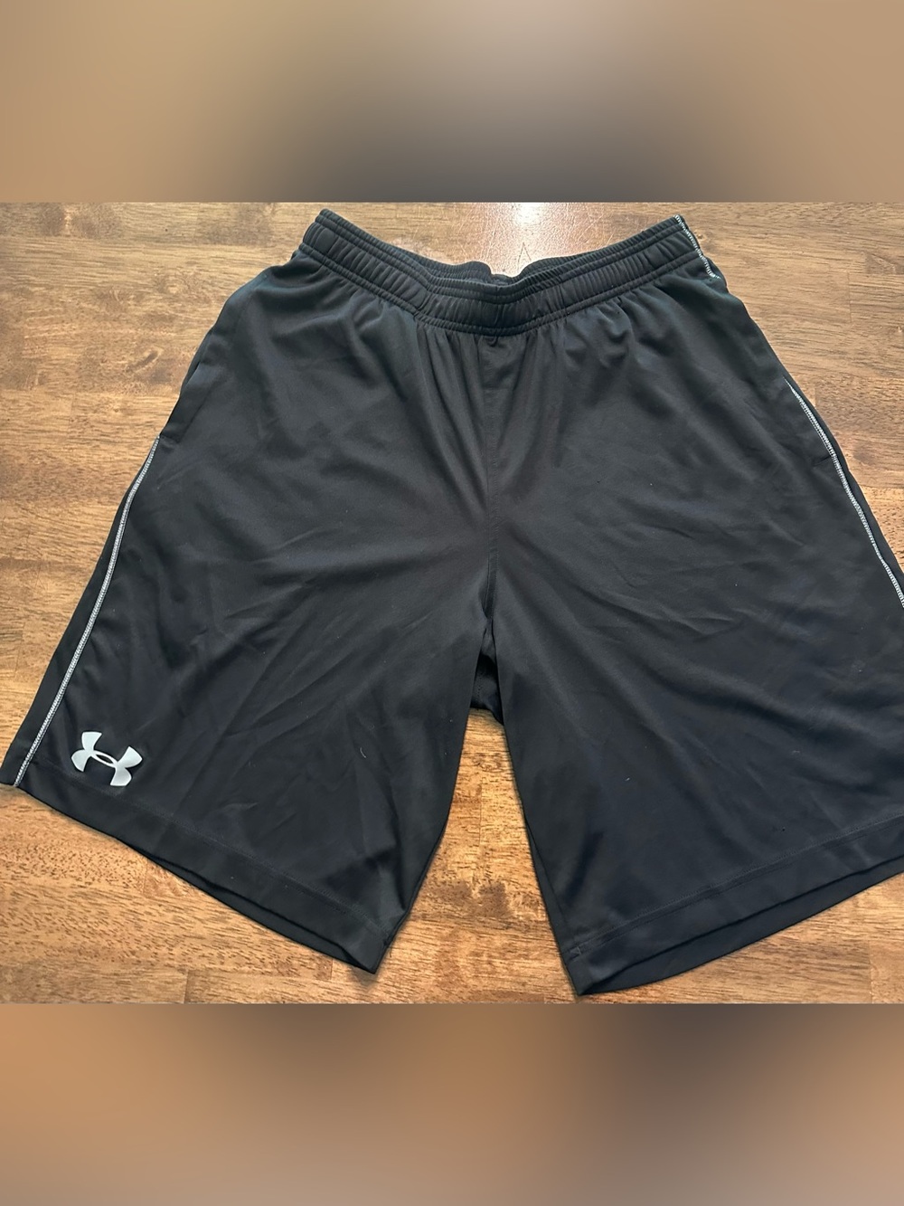 Under Armour Black Men's Athletic Shorts with Reflective Trim